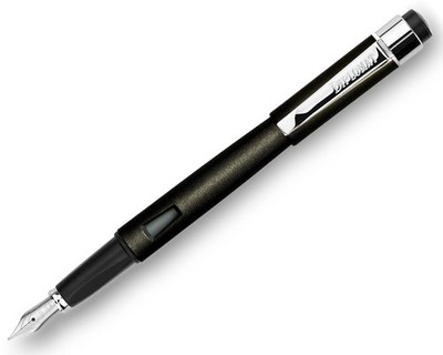 Füllfederhalter Diplomat Magnum Rabenschwarz, Füller mit Edelstahlfeder M
