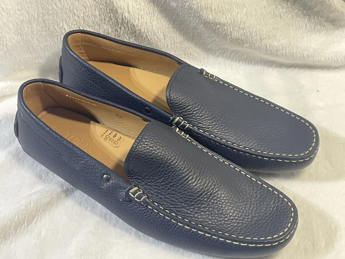 Blue Leather Upper Loafer Casual Shoes for Men for sale | eBay display picture 1