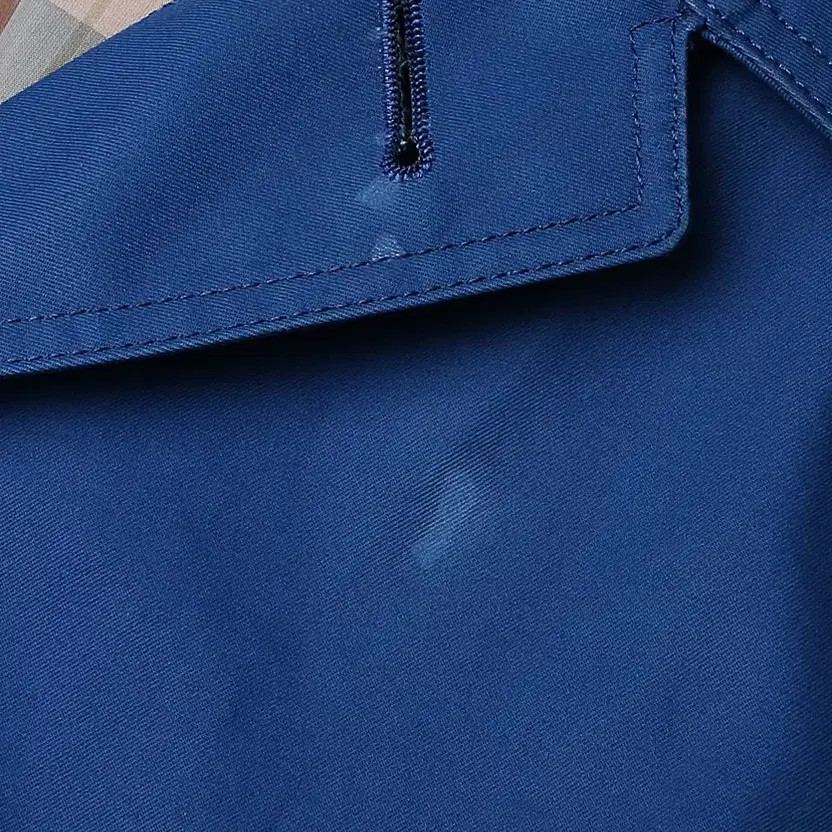 Universal Language Blue Cotton Jacket - Heavily U… - image 10