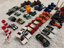 Diecast Mixed Vehicle Lot Police Fire Cars Trucks Tractors Corvette 1968