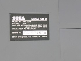 EGA Mega Drive 2 + Mega CD 2 Console Bundle HAA-2912 HAA-2502 Tested Japan