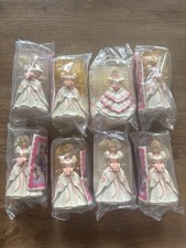 Lot of 8 1992 McDonald  s Happy Meal Romantic Bride Barbie  Secret Hearts Sealed