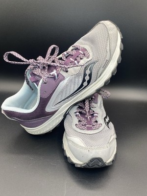 Saucony Excursion TR 15 Trail Running Shoes Women's Size: 10 Purple & Gray