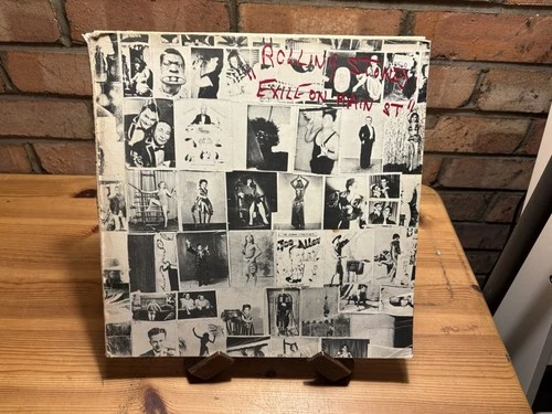 Rolling Stones Exile on Main Street Double Vinyl LP 12" First Press 1972 G+ VG