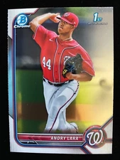 2022 Bowman Chrome ANDRY LARA 1st Rookie BCP-70 Washington Nationals RC QUANTITY