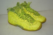 Nike Foamposite Pro Volt GS Lime Green Mid Top Sneakers Sz 5y