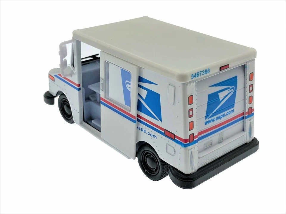 5" Kinsfun USPS LLV United States Postal Service Mail Diecast Toy Car Truck 1:36 - Image 2 of 4