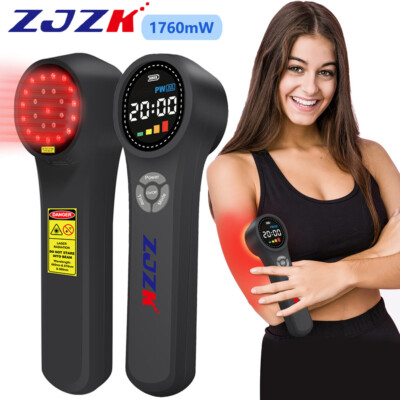 1760mW Medical Cold Laser Therapy LLLT Device 24Diodes NIR Light For Pain Relief