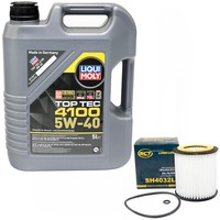 MotoröL Set 5W-40 5 Liter + ÖLfilter SH 4032 L FüR BMW 1Er 2Er 3Er 4Er 5Er Z4 X1