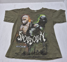 VTG Y2K G.I. Joe Movie Graphic T-Shirt Boys/Youth Snake Eyes Storm Shadow