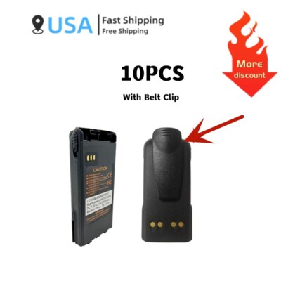 10X Li-ion Battery 2600mAh For HT750 HT1250 GP338 GP328 MTX900 Handheld Radio