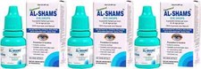 3 x Al-Shams Eye Drops Herbal 10ml Helps Improves Vision Curative Eye Tonic