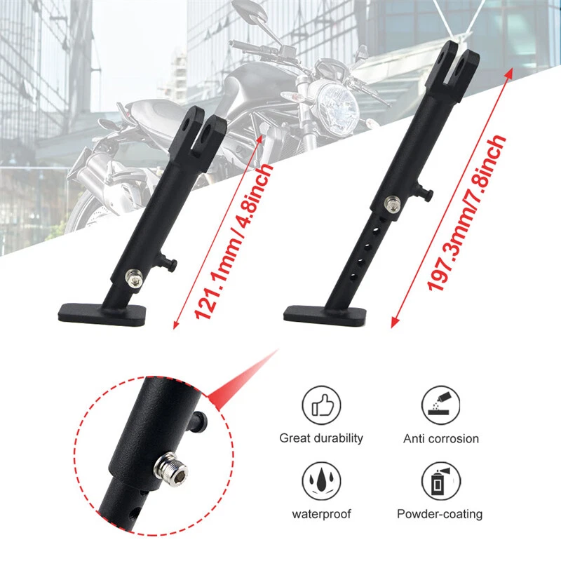 Soporte de soporte lateral ajustable apto para Honda CRF110F 2013-2025 Foto 3 de 4