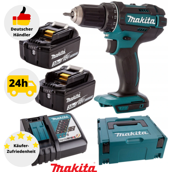 Makita DDF482RFJ Akku-Bohrschrauber 18 V Akkuschrauber Inkl. 2X Akku LadegeräT-image