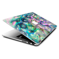 Skin Decals Wrap for MacBook Pro Retina 13" - Abalone shell pink green blue opal
