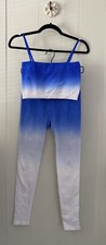 Spiritual Gangster Love Sculpt Waterfall Dip Dye 2 Pc Bra/Legging Set Sz M READ