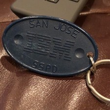Vintage IBM San Jose SSPD 1991 (Superconducting Single-Phase Detector ) Keychain