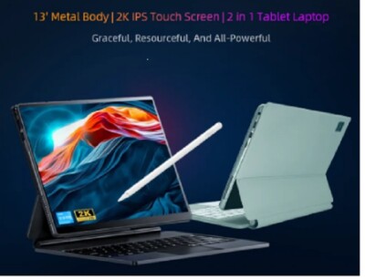13'' 2K IPS Touch Screen Laptop 16GB RAM 1TB SSD Office PC Windows 11 Notebook