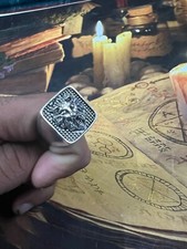 Anillo oculto mágico real fabricante de cuatrillones riqueza dinero Wicca A+