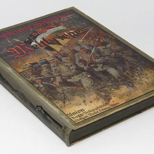 German WW1 Wartime Photo Book w/650+ illustrations, schemes etc. from 1916 WWI