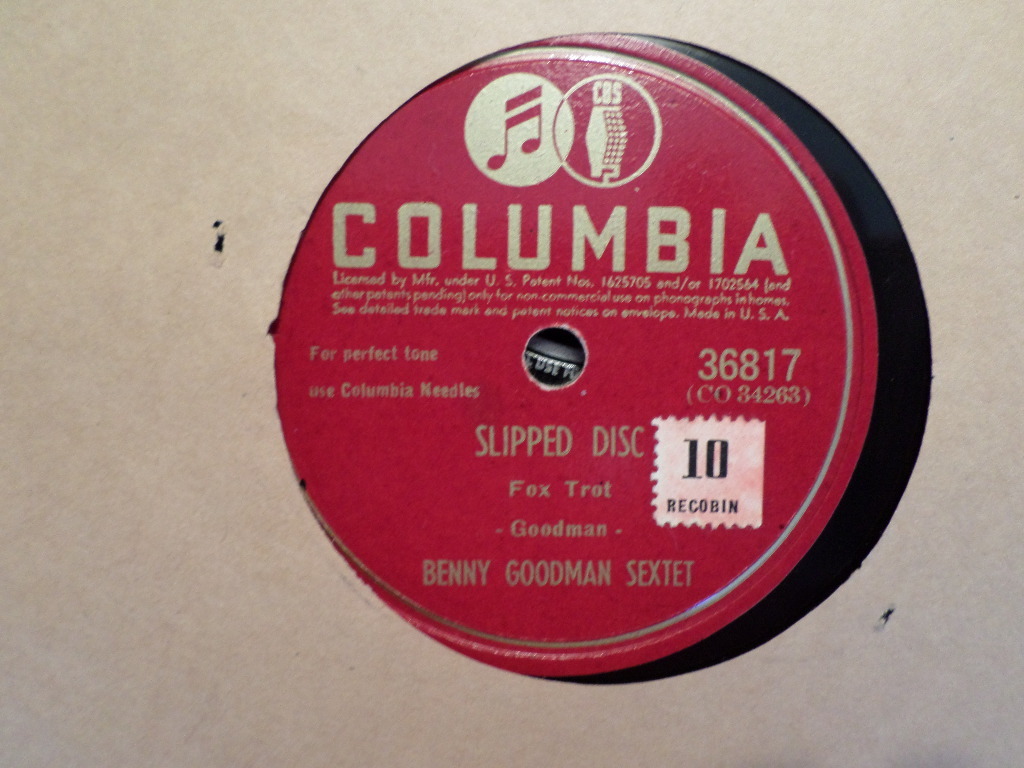 COLUMBIA 78 RECORD/BENNY GOODMAN/SLIPPED DISC/OOMPH FAH FAH / EX eBay