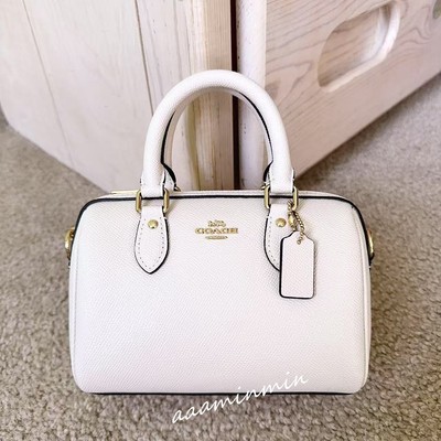 NWT Coach Mini Rowan Crossbody CV404-Chalk