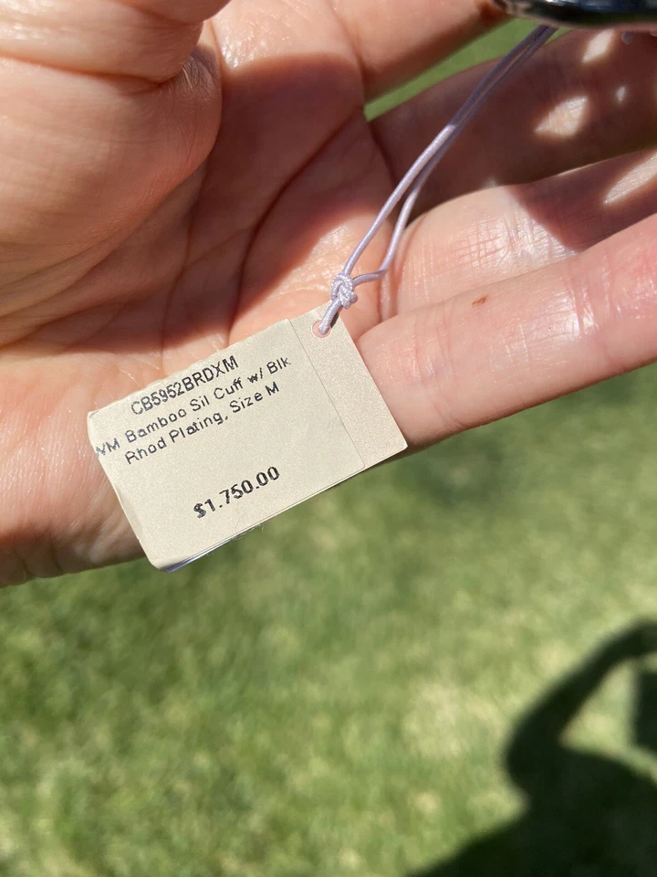 Novo $ 1750+impostos. Bracelete de prata esterlina com punho de bambu John Hardy - Imagem 2 de 4