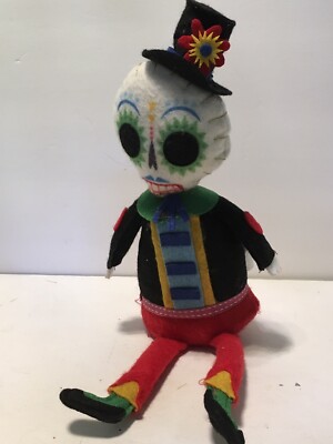 Day of The Dead Plush Skeleton Shelf Sitter Bean Bag Target Hyde & Eek
