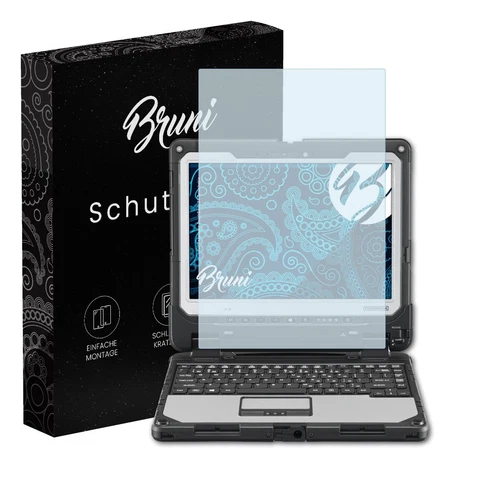 Bruni 2x Folie für Panasonic ToughBook 33 Detachable Schutzfolie