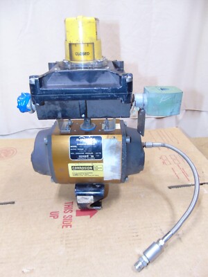 Flowserve Pneumatic Actuator With Open Closed Indicator