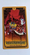 Heroclix X-Men: X of Swords OP set Ten of Swords Tarot Card 
