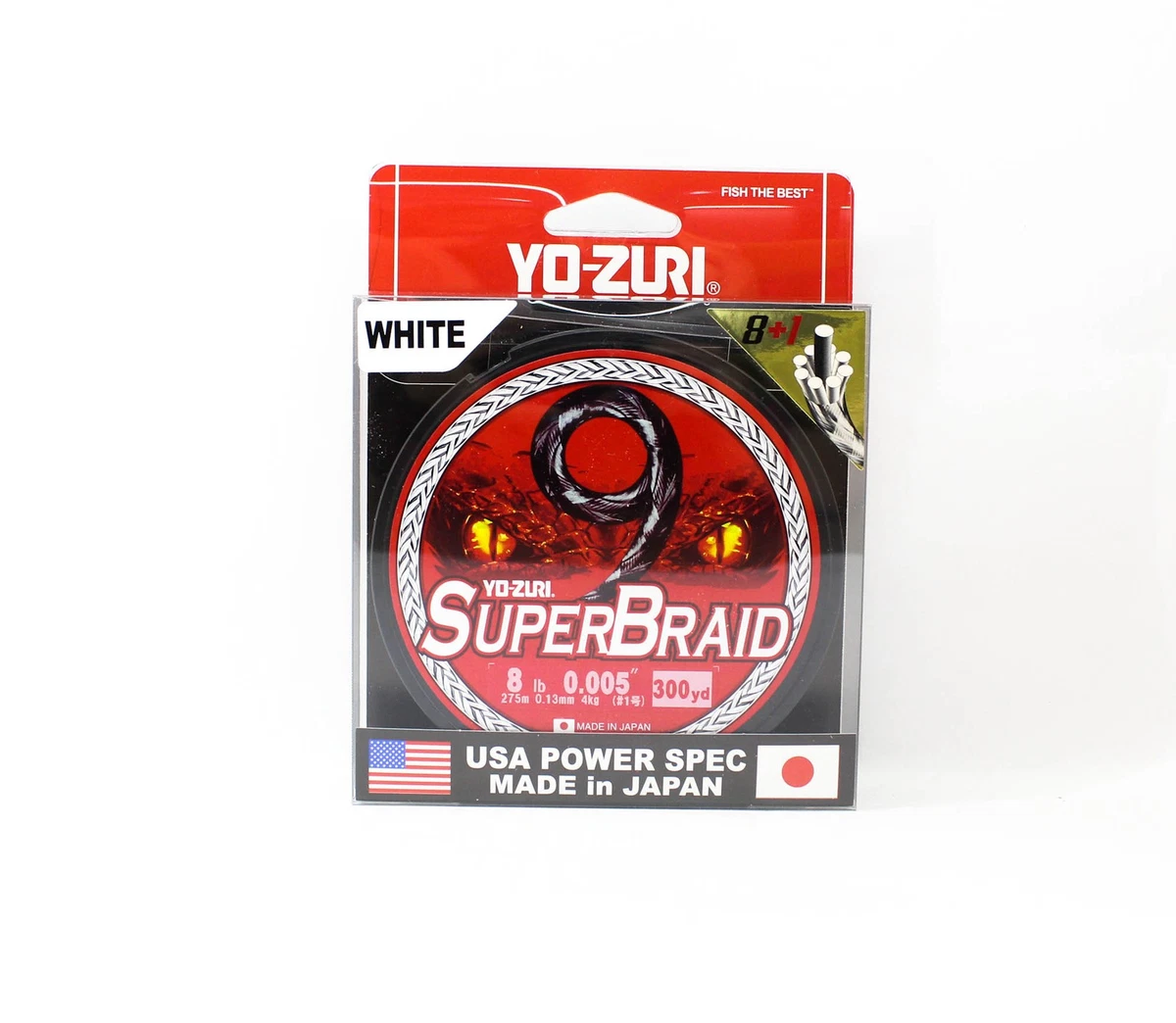 Tresse Yo Zuri Duel P.E Line 8 - 300 M - P.E 1.5 - 13,5 Kg - 0,21 Mm - R1287
