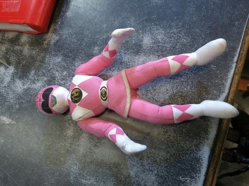 Vintage Power Rangers PINK Ranger 13” Plush 1994 Kid Stuffed Toy Doll