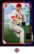 2015 Bowman #BP53 Corey Littrell Prospects Purple #/250
