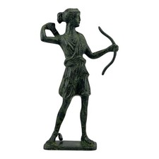 Artemisa Diosa Griega Romana de la Caza Real Estatua de Bronce Escultura 8.65 pulgadas