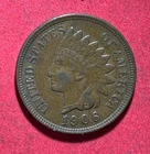 1906 US Indian Head Cent! XF Details! SHARP! Old US Coin!