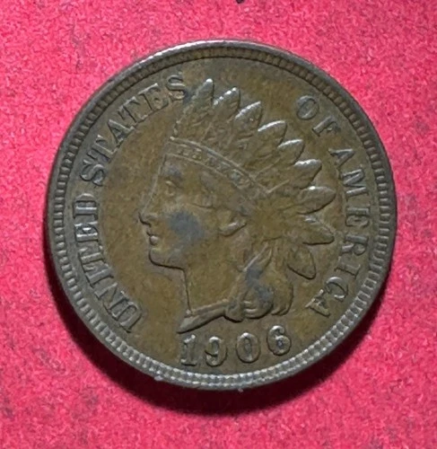 1906 US Indian Head Cent! XF Details! SHARP! Old US Coin!