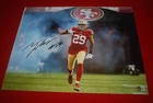 TALANOA HUFANGA San Francisco 49ers Signed 16x20 photo Beckett COA W431227
