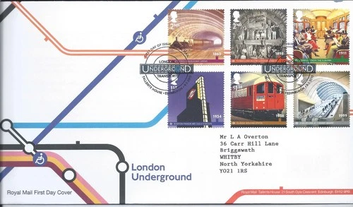 GB QEII 2013 London Underground First Day Cover Tallents House Postmark