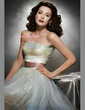 HEDY LAMARR #186 BEAUTIFUL COLORIZED PHOTO 11 X 8.5 SHIPS FREE