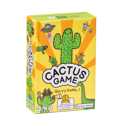 Cactus Game en bois naturel : l'idée cadeau d'anniversaire originale et durable