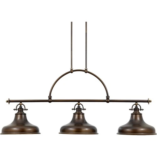 Emery - 3 Light Island-Palladian Bronze Finish Island Light Quoizel Lighting - Picture 2 of 7
