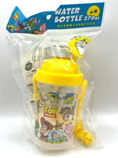 Disney Pixar Toy Story Straw Water Bottle 270ml Buzz Woody NEW【Flat S/H】