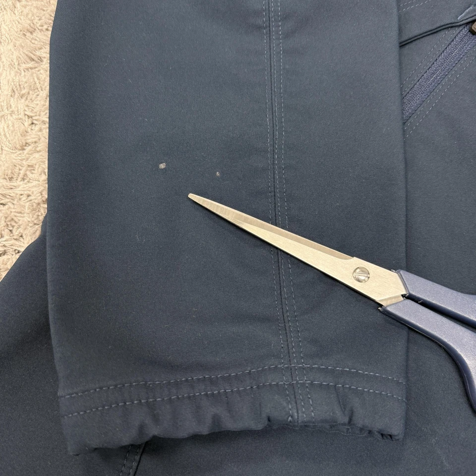 Chaqueta de hockey de EE. UU. para hombre pequeña azul marino NHL hockey sobre hielo Nike cremallera completa poliéster Foto 3 de 4