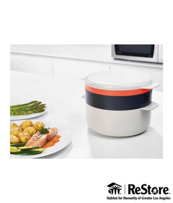 M-Cuisine  4-piece Orange Microwave Cooking Set