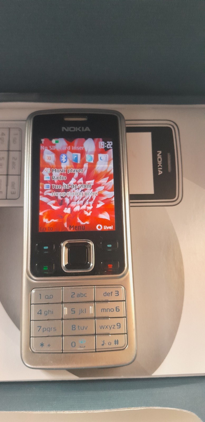 Nokia 6300 - Silver Black, (Vodafone) Mobile Phone