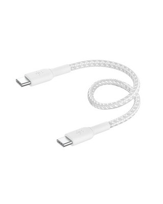 Belkin BoostCharge (15 cm) geflochtenes USB-C auf USB-C Kabel für iPhone 17,