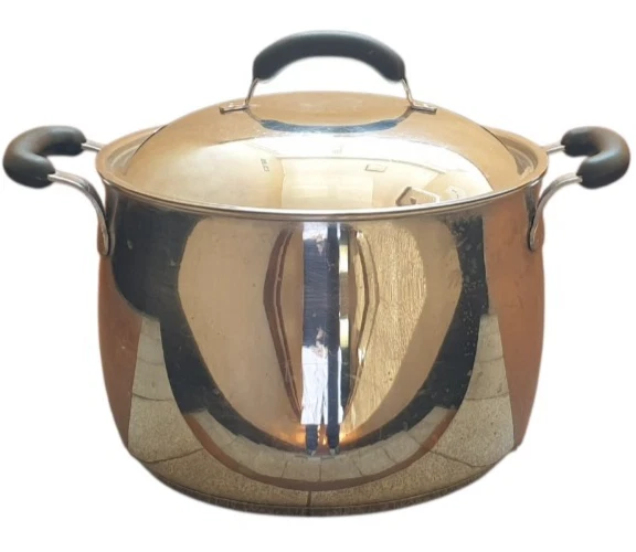 MEYER 18/10 Stainless Steel 7.6 Litre Stock Pot Cooking Saucepan Induction