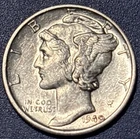 1940 S Silver Mercury Dime  *Better Condition*