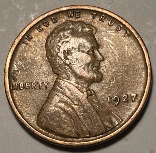1927-P Lincoln Wheat Back Cent Penny VF